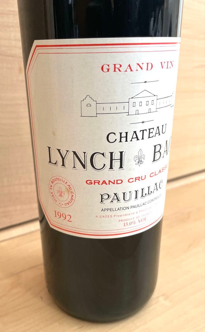 Chateau Lynch Bages シャトー・ランシュ＝バージュ 1992
