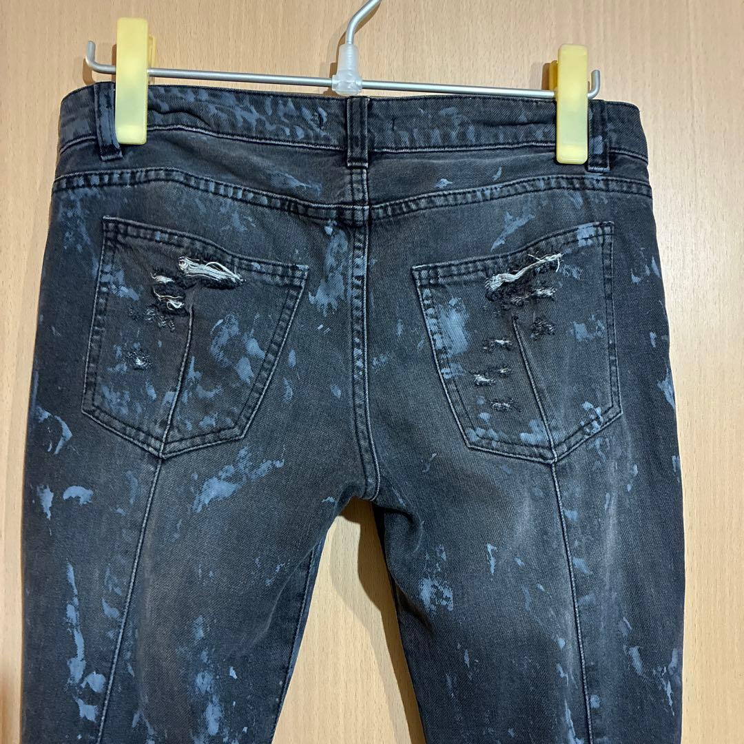 BALMAIN ダメージ加工スキニージーンズ 40