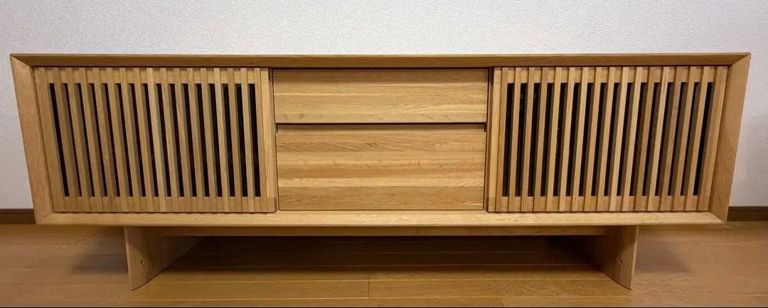 カリモク ピュアオーク材 TVボード 北欧モダンスタイル