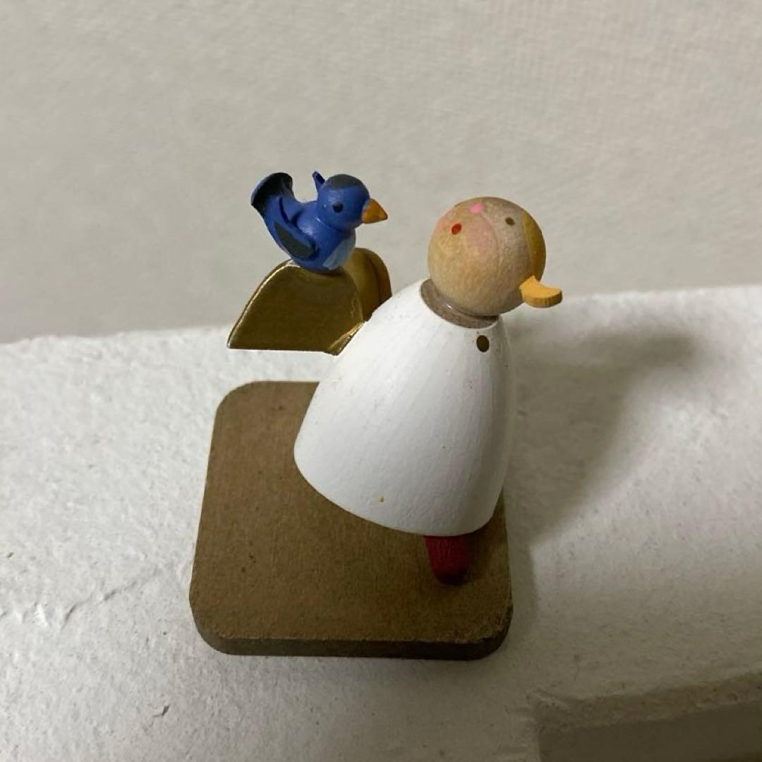 ギュンターライヒェル ドイツ製　守護天使　天使と青い鳥