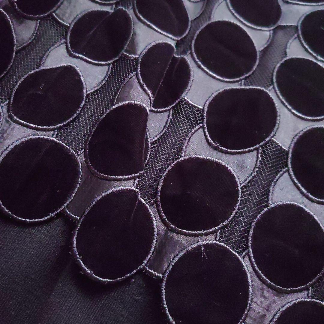 近年 定価8.3万 エポカ サークルレースコンビニットドレス ワンピース 40