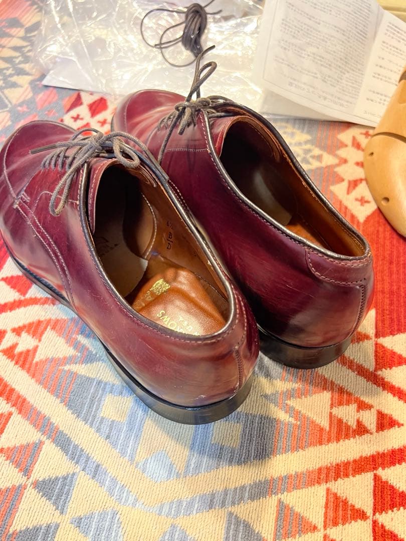 Alden オールデン Vチップ コードバン 54321 バーガンディ