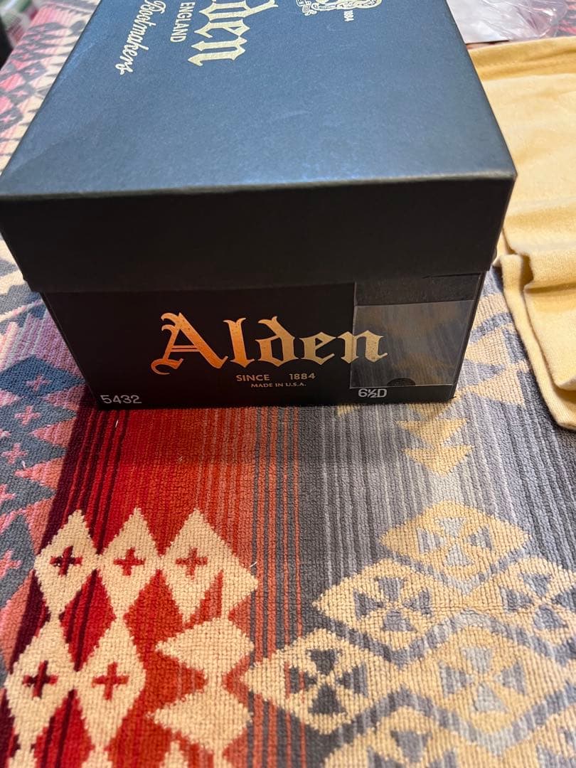 Alden オールデン Vチップ コードバン 54321 バーガンディ