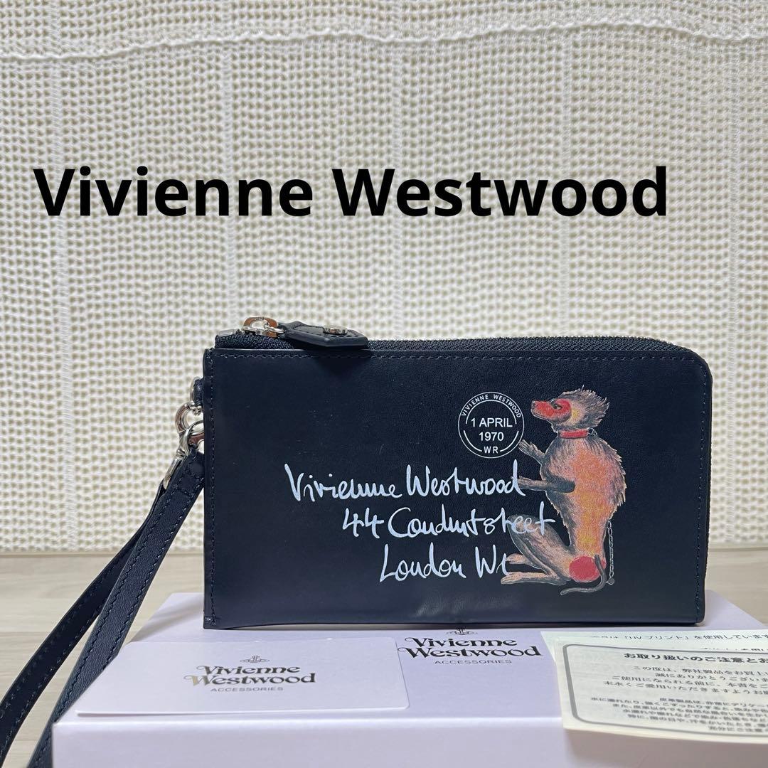 ☆未使用☆ ヴィヴィアン ウエストウッド モンキー L字ファスナー 長財布