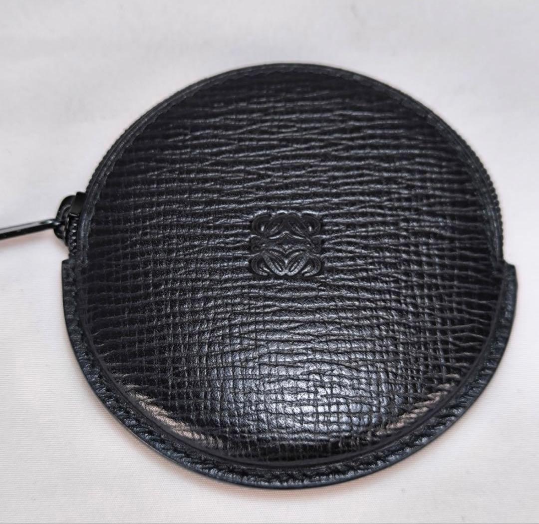 【新品同様】　LOEWE ロエベ　ケース　小銭入れ　財布　黒　レザー