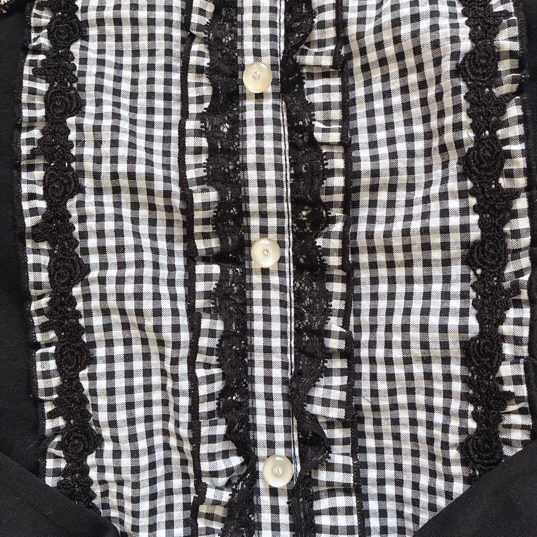 axes femme ビッグリボン ギンガムチェック 姫 y2k LIZLISA