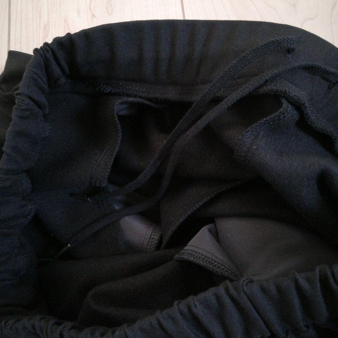 OUR 洗える裏起毛のあったかテーパードパンツ