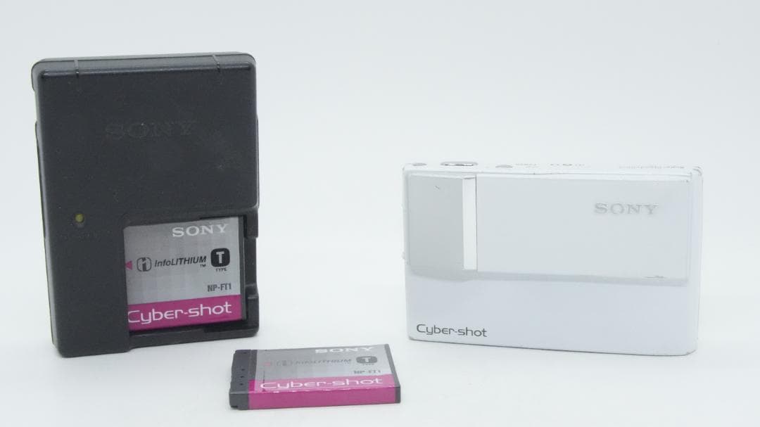 【A3198】 SONY Cyber-Shot DSC-T10 ホワイト ソニー