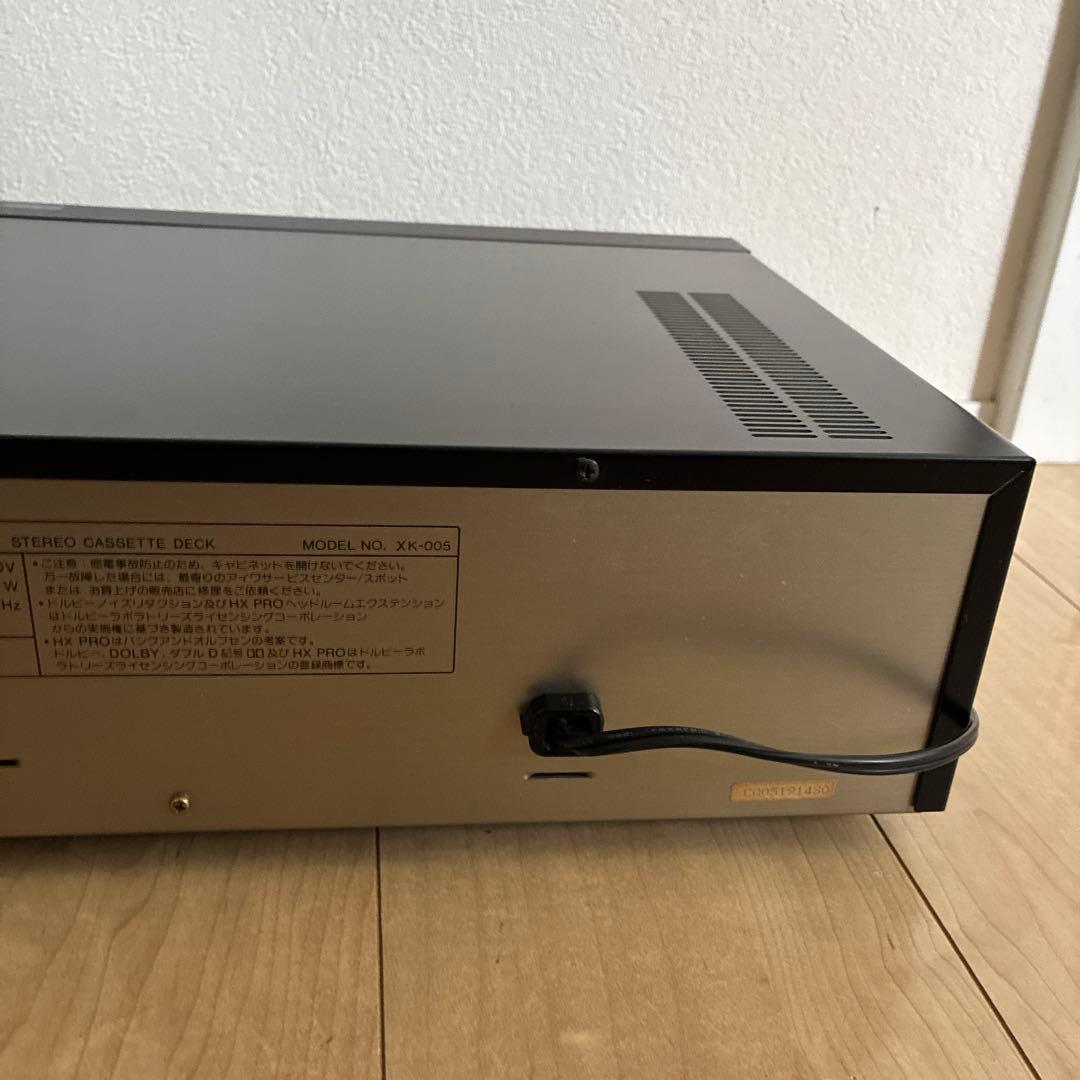 EXCELIA　XK-005　カセットデッキ　アイワ　エクセリア　リモコン付き