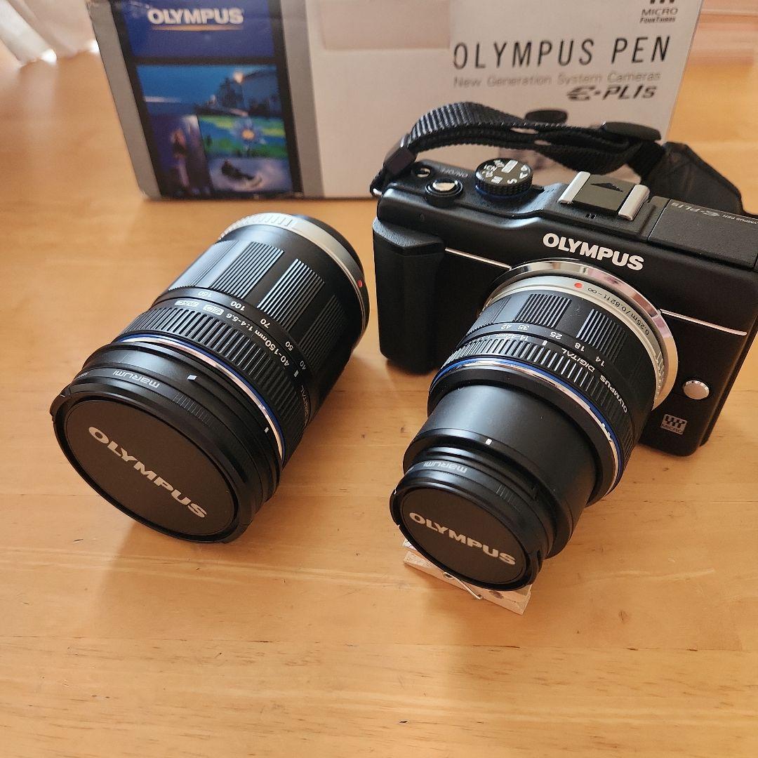 ★動作確認済★OLYMPUS PEN E-PL1s レンズ2本付き