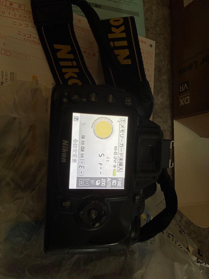 NikonD40Xダブルズームキットフラッシュ内蔵高速連写レンズカバーSDカード