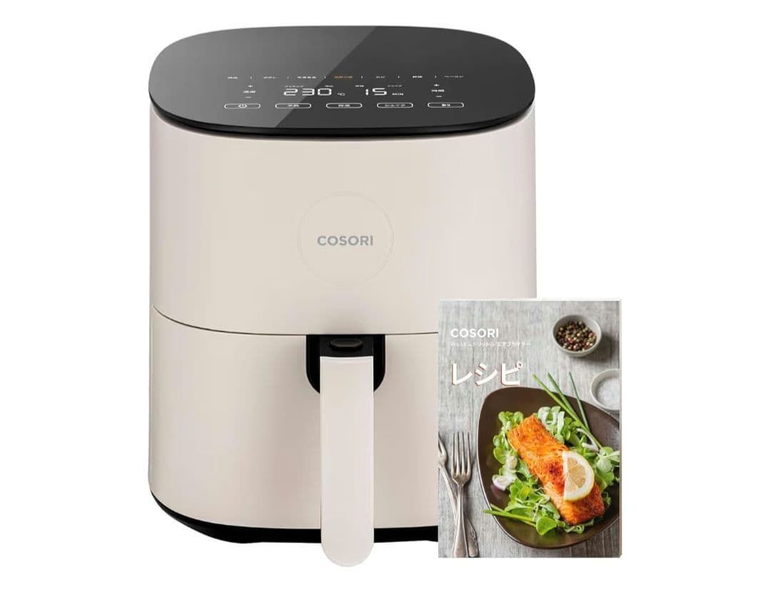 コソリ ノンフライヤー 4.7L 大容量 家庭用 電気 エアフライヤー