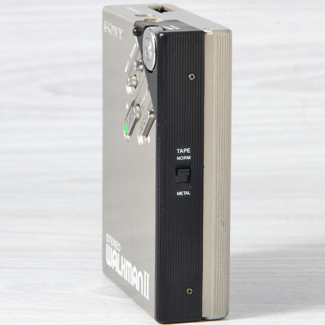 SONY WALKMAN WM-2 カセットウォークマン 銀 整備済 TY412