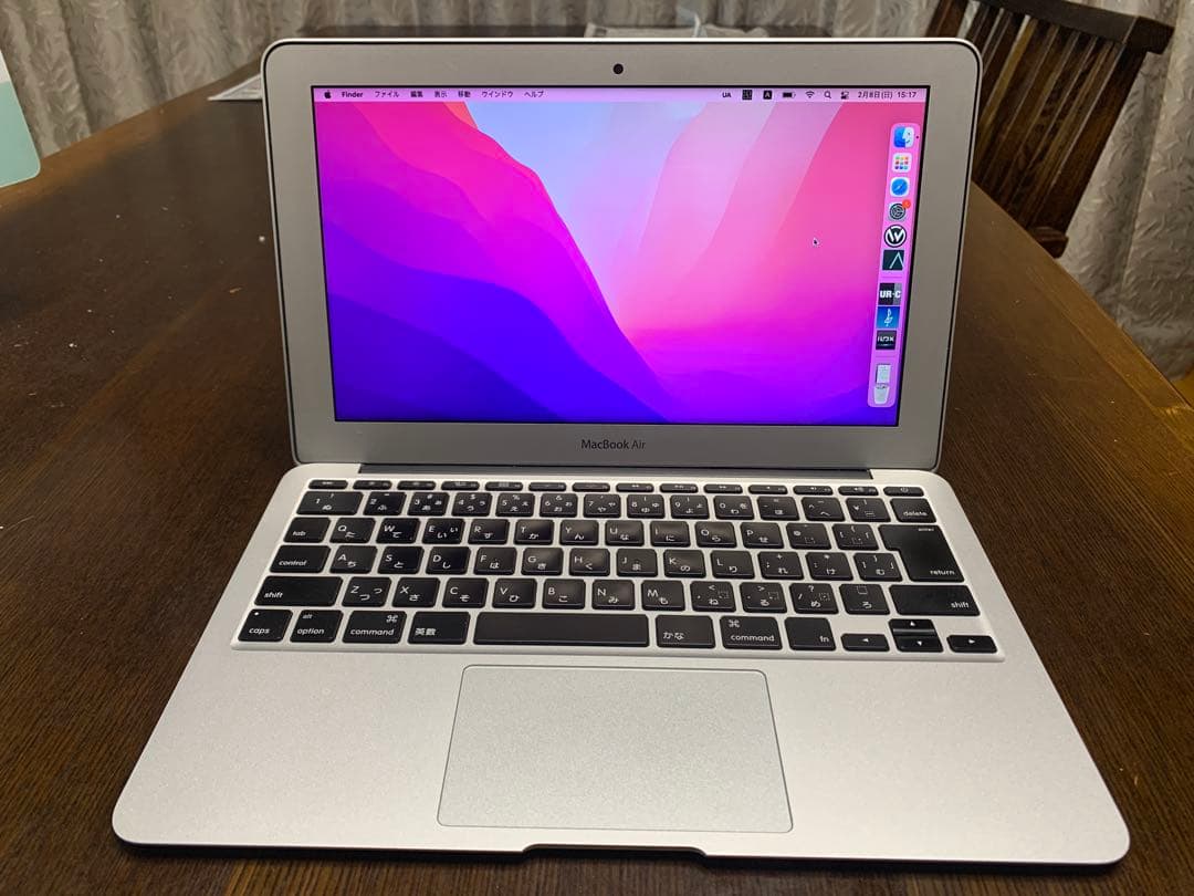 小さな巨人Mac Air 2015 i7 11インチメモリ8G SSD500G