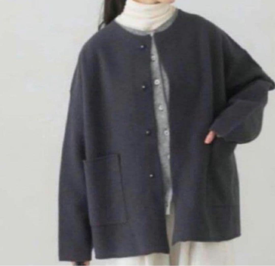 とんかさま⚪︎かぐれ　圧縮ウールショートジャケット