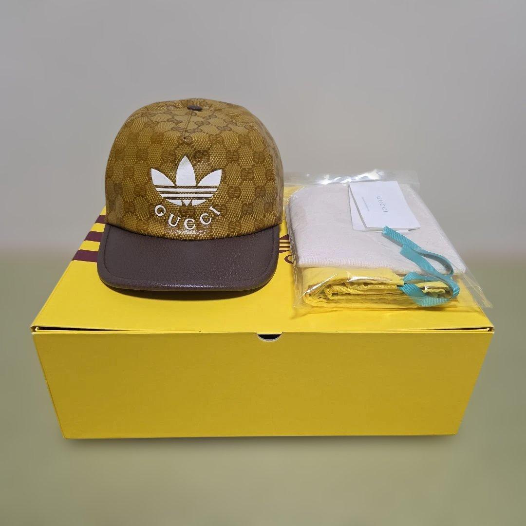 新品同様⚜️GUCCI × adidas⚜️限定コラボ サイズXL キャップ