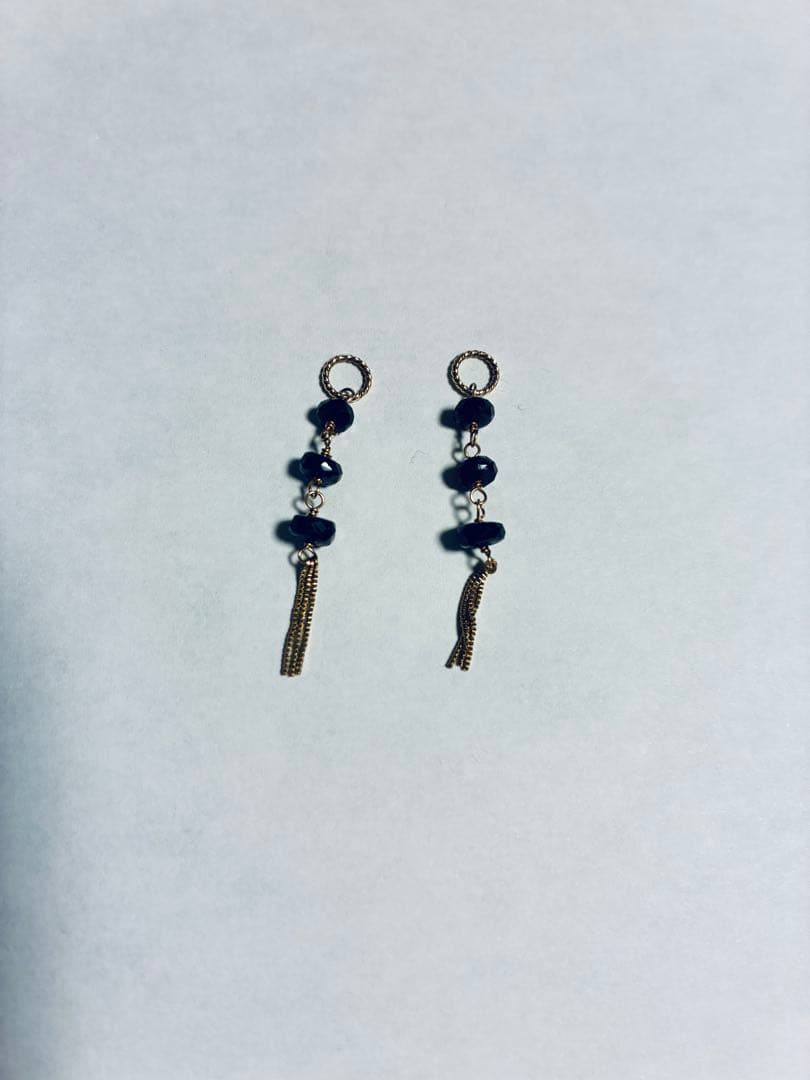 クアラントット18Kサファイアイヤリングチャーム