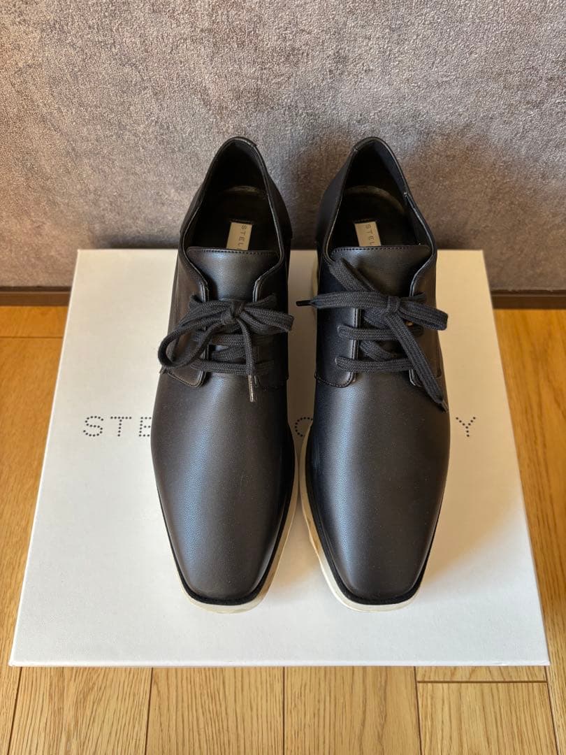 ステラマッカートニー　プラットフォーム　厚底　エリス　ローファー　　巾着　箱付き