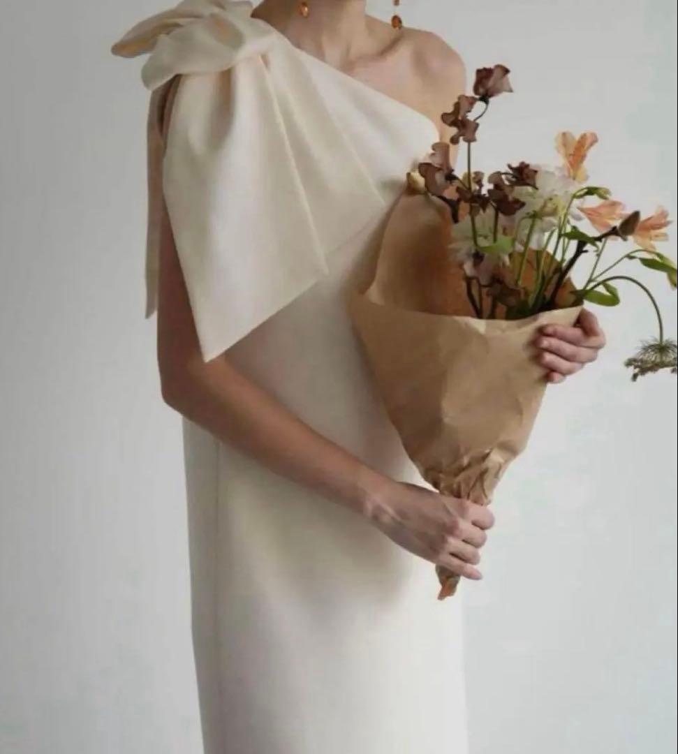 Acka. one shoulder point one piece ワンピース