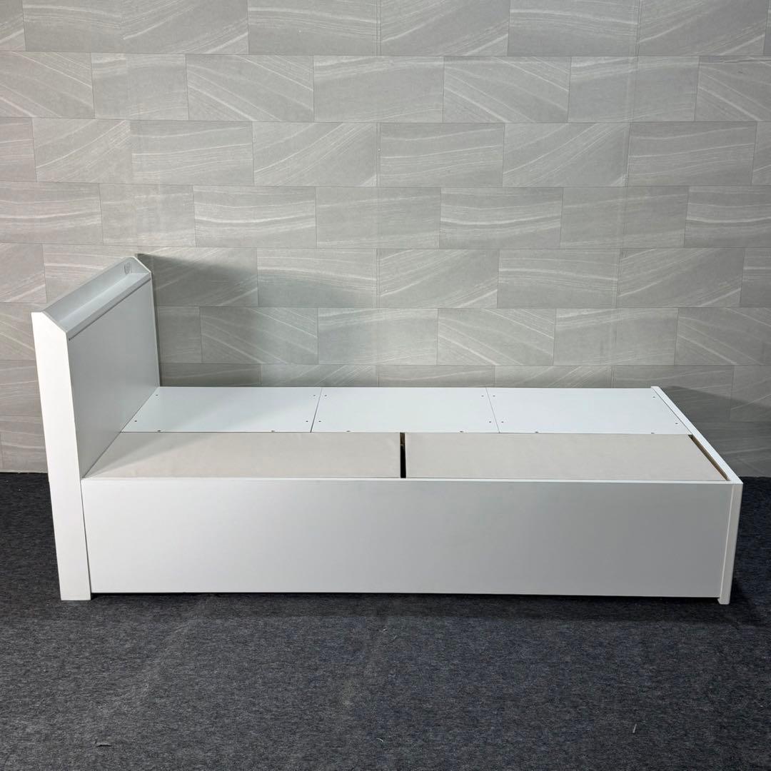 ニトリ シングル ベッドフレーム ジオチェスト 収納 格安 d3847