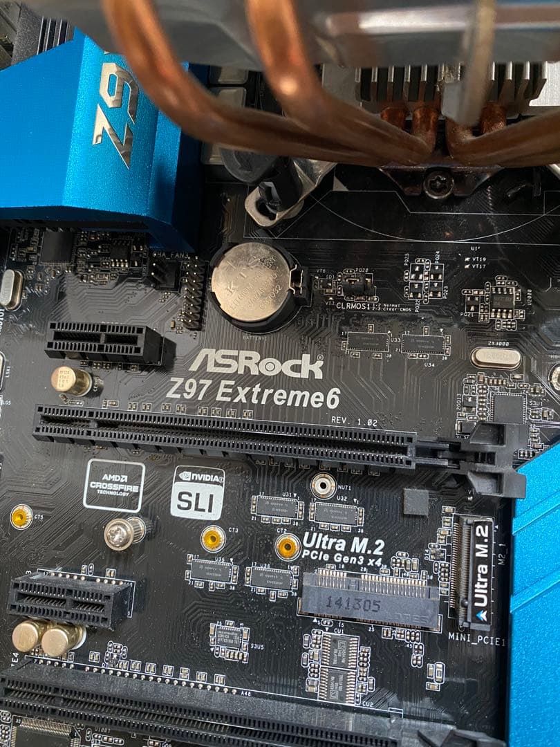 z97マザーボードとi7 4970k とメモリー32gbとcpu クーラーセット