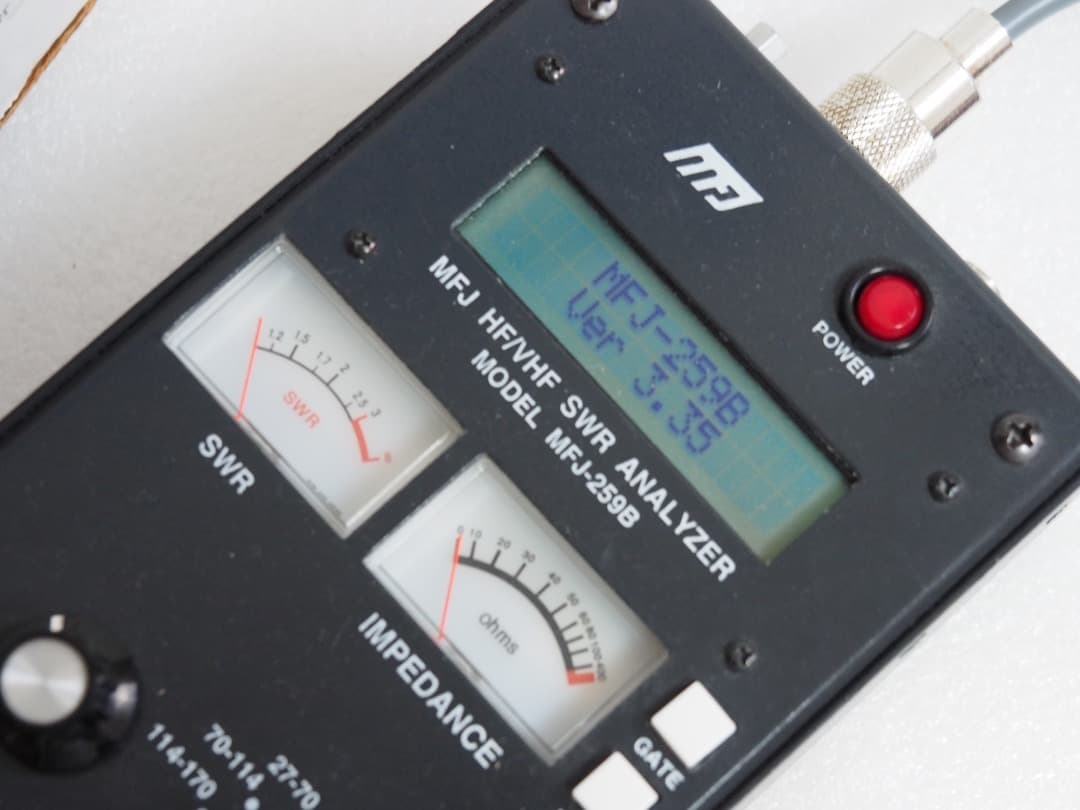 MFJ-259B HF/VHF SWRアナライザー 1.8 ～170MHz
