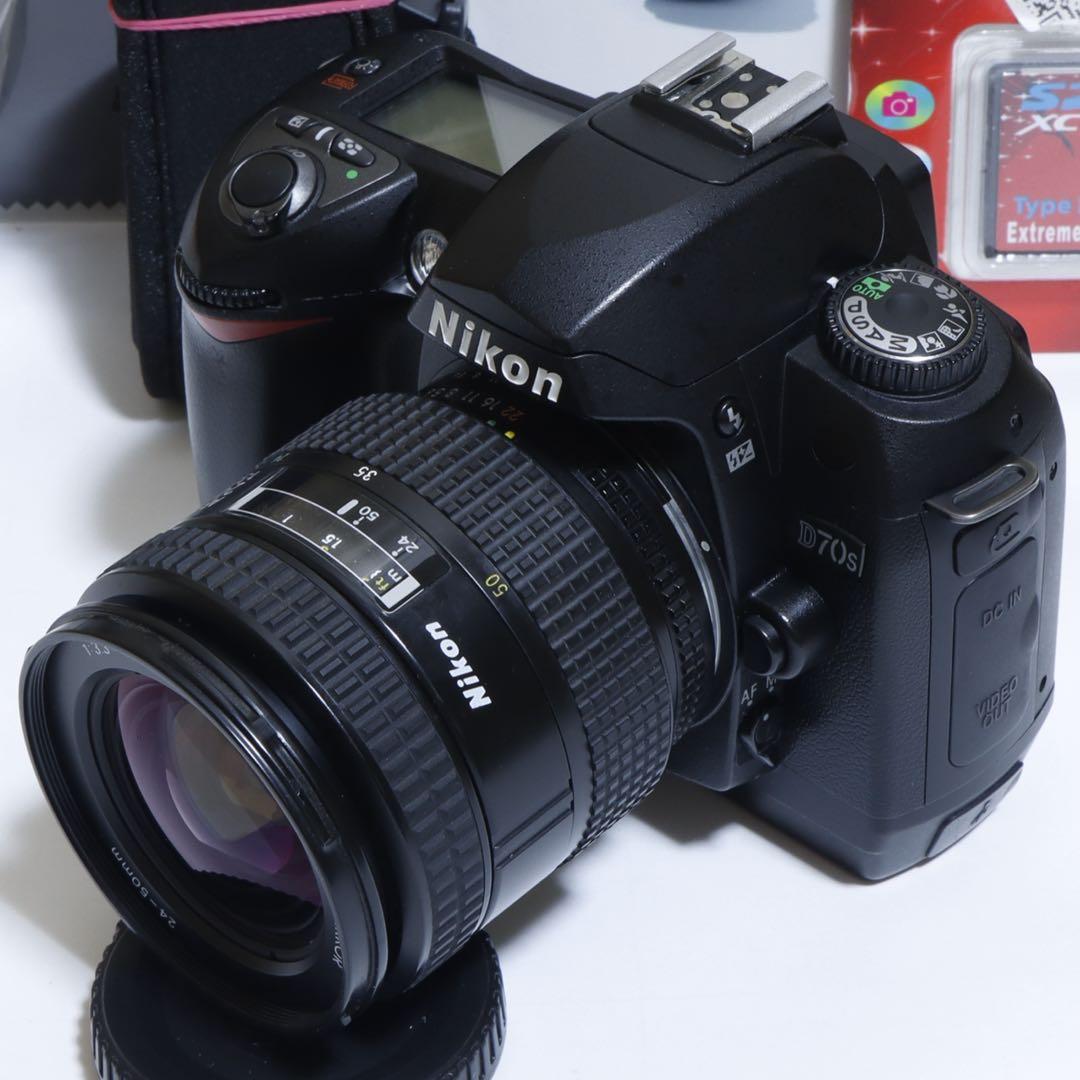 ★スマホに送れる一眼レフ★WiFi ★ Nikon D70sセット♪