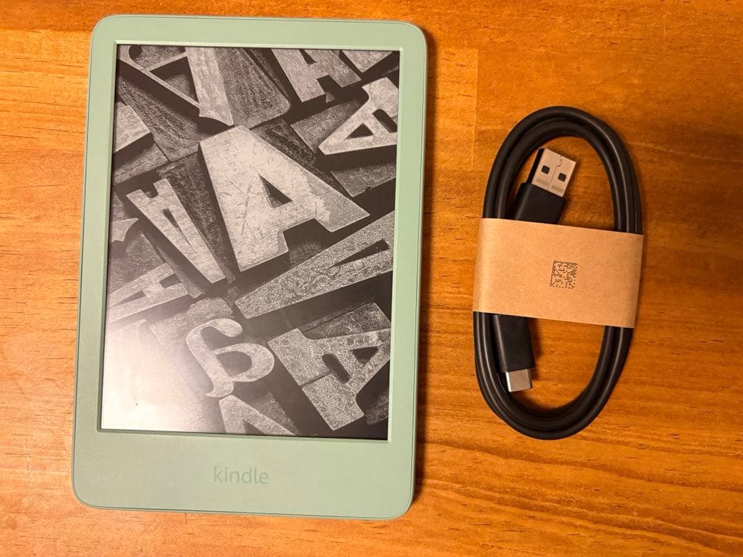 Kindle 12世代 マッチャ 16GB USBケーブル付き