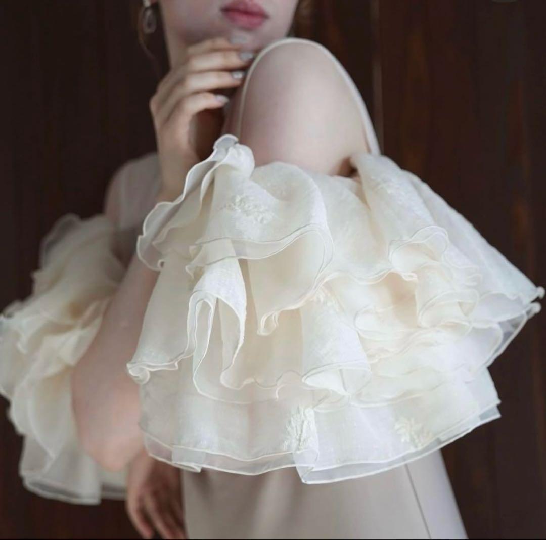 Acka. organdy frill dress サイズ2