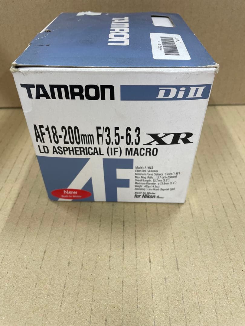 TAMRON AF18-200mm F3.5-6.3 XR Di II ニコン用