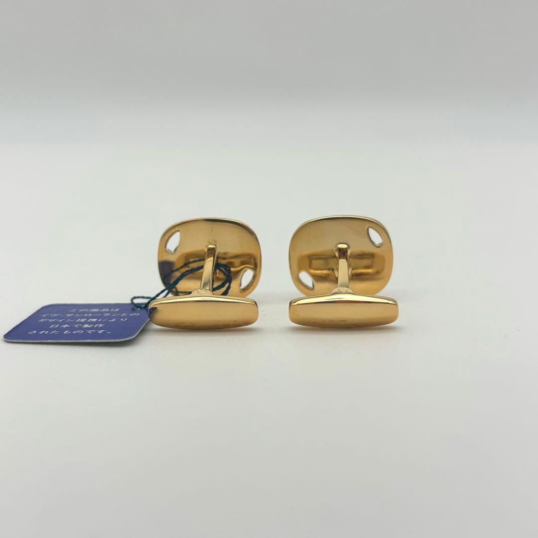 【希少 未使用】 イヴサンローラン シェル カフリンクス ネクタイピン グリーン