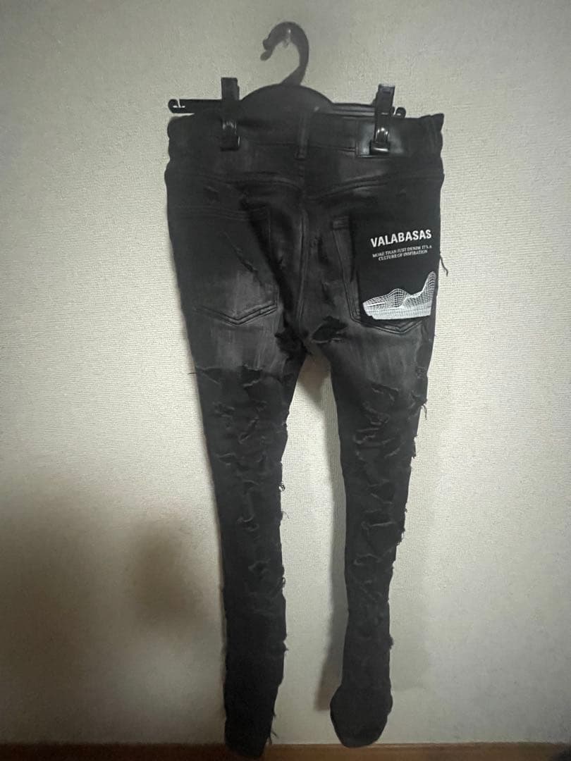 VALABASAS スキニーデニム 28 ブラック