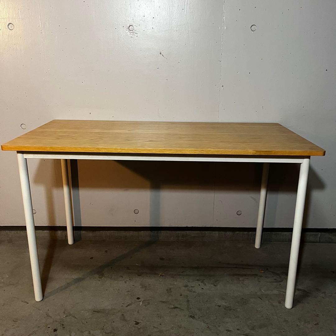 ku★無印 システムデスク・オーク材天板・幅１２０ｃｍ