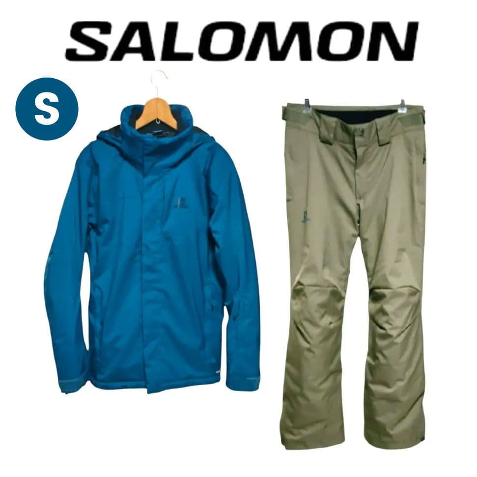 セ*ン様 サロモン ストームパンチ スキーウェア スノーボードウェア 上下セット