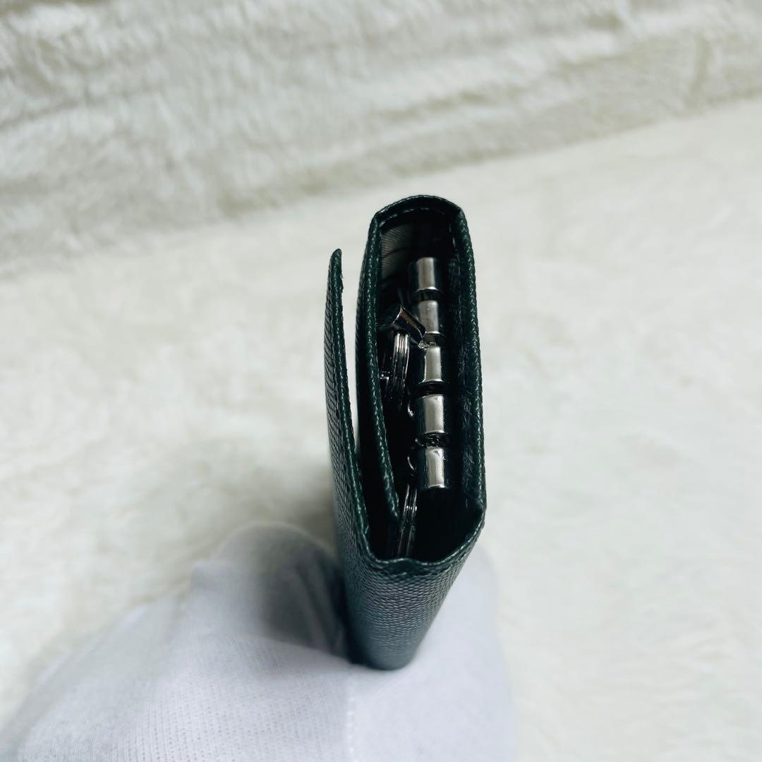 新品未使用　正規品BURBERRY ノバチェック キーケース ダークグリーン