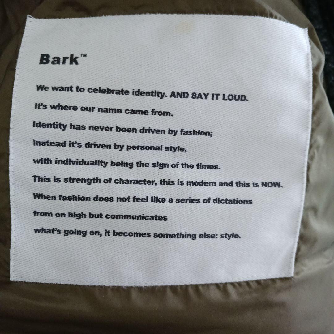 ■希少 Bark ダウン90％ フェザー10％