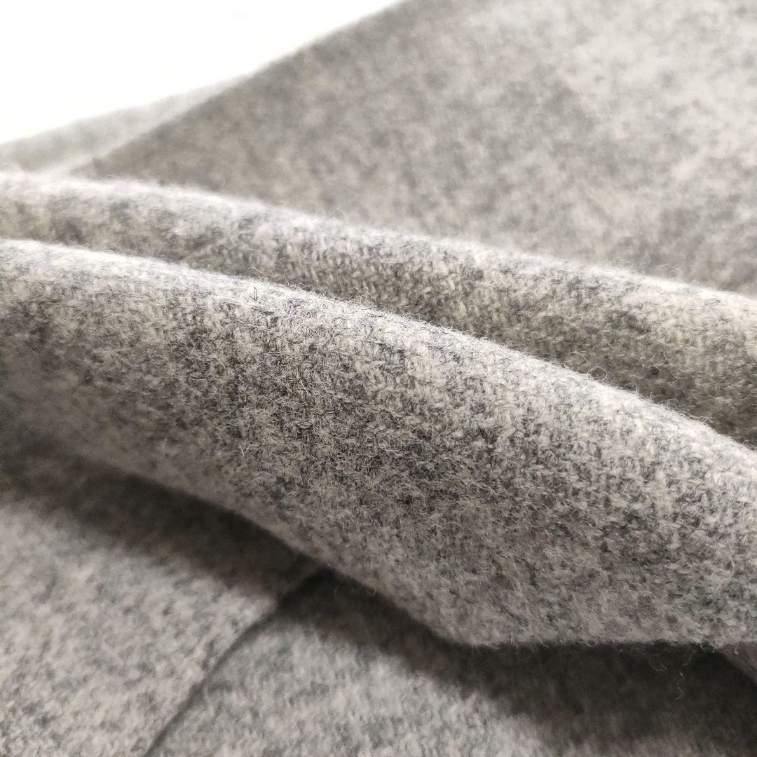 美品✨マディソンブルー　ウール100％フレアパンツ　ハイウエスト　グレー　00