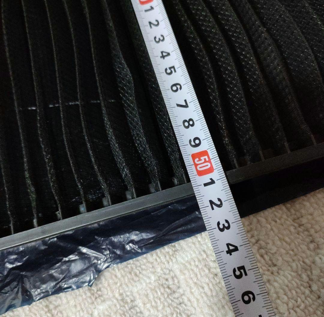 りん 2枚 業務用 エアコンフィルター 標準サイズ 黒 4方向用 天カセ