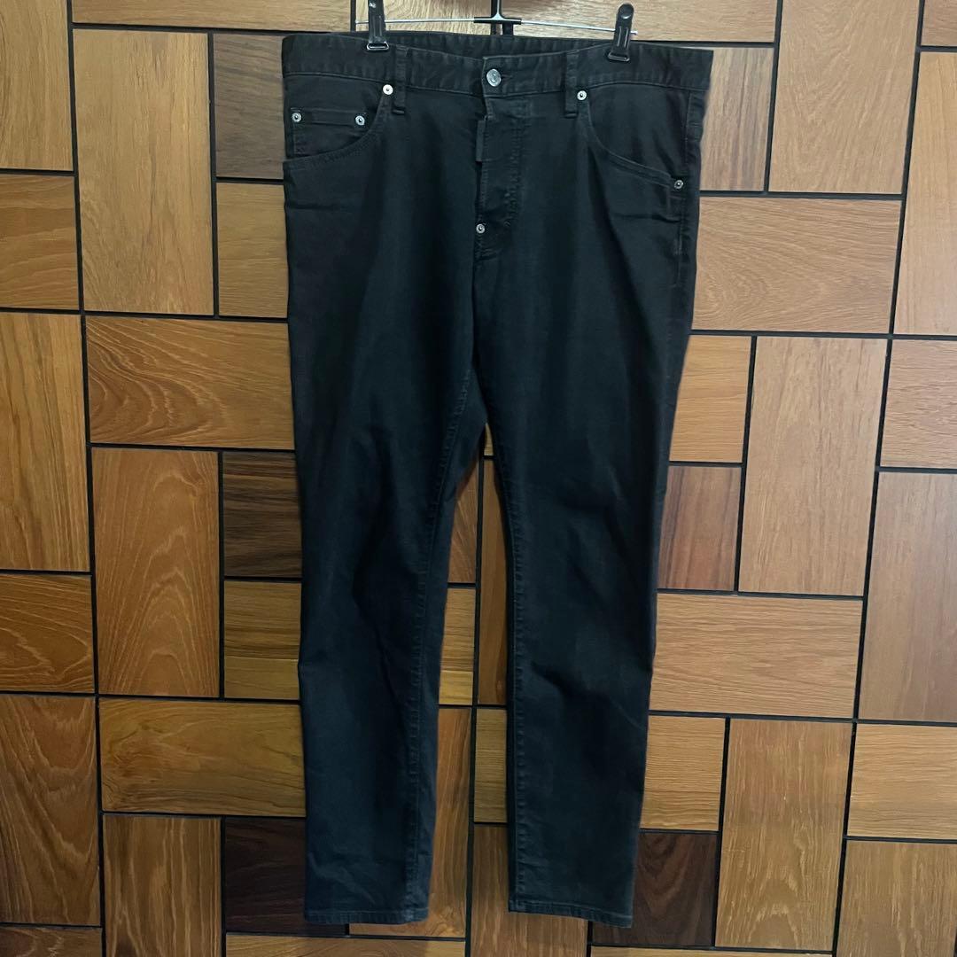 Dsquared2 BLACK BULL ブラック ストレッチ デニム 50