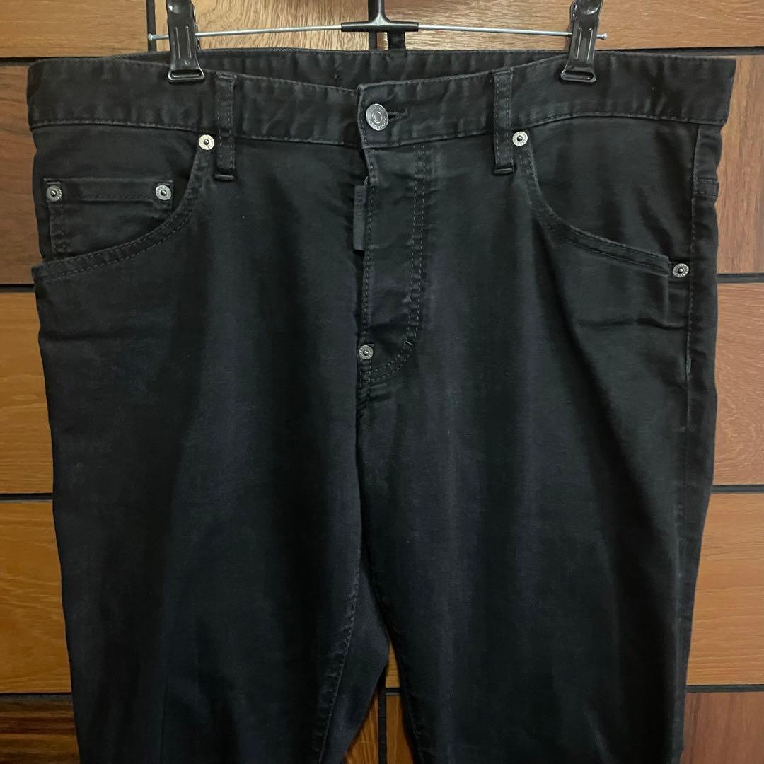 Dsquared2 BLACK BULL ブラック ストレッチ デニム 50
