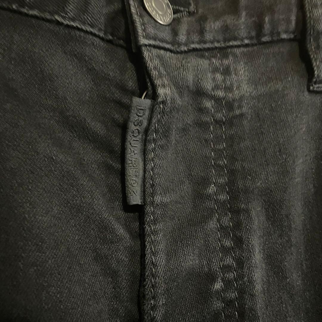 Dsquared2 BLACK BULL ブラック ストレッチ デニム 50