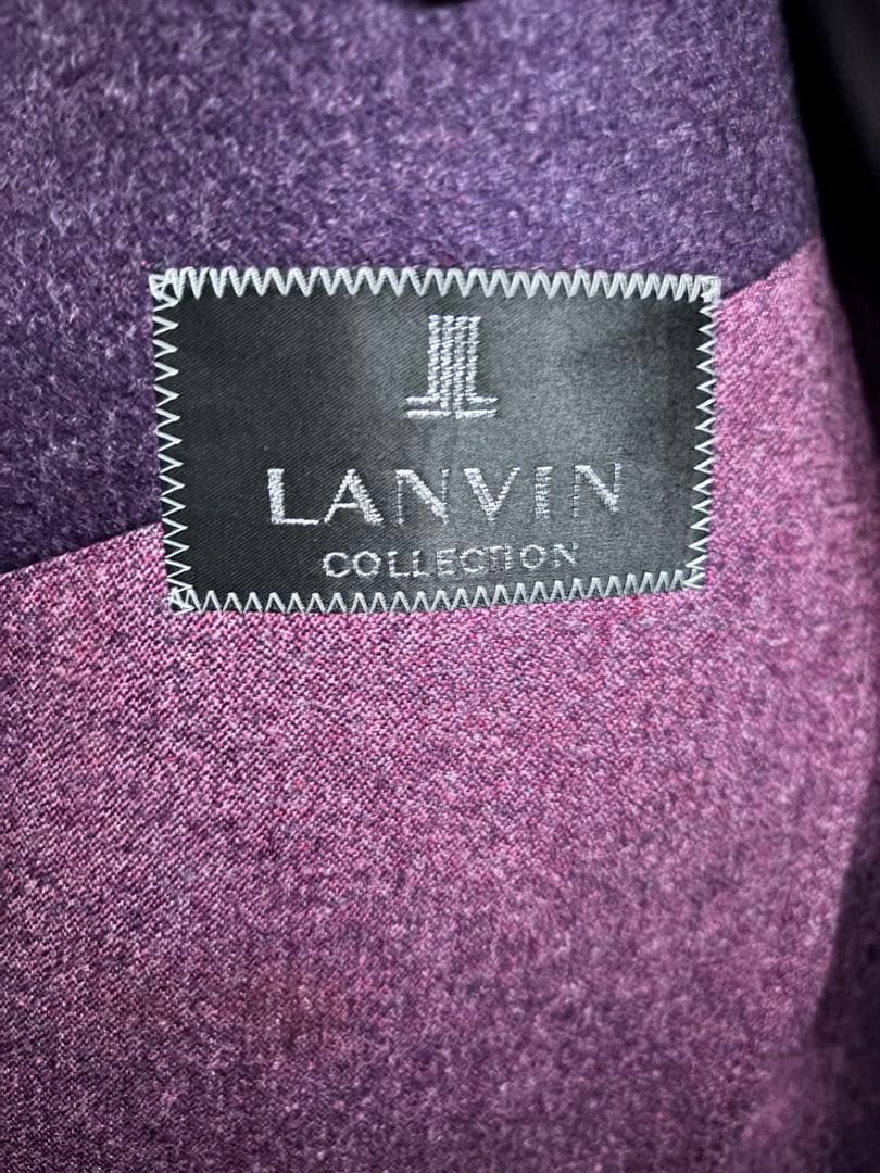 LANVIN ランバン　コレクション高級　フランネル　ジャケット 極美品　48