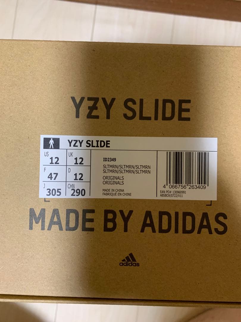 靴 adidas YEEZY Slide Slate Marine 30.5cm