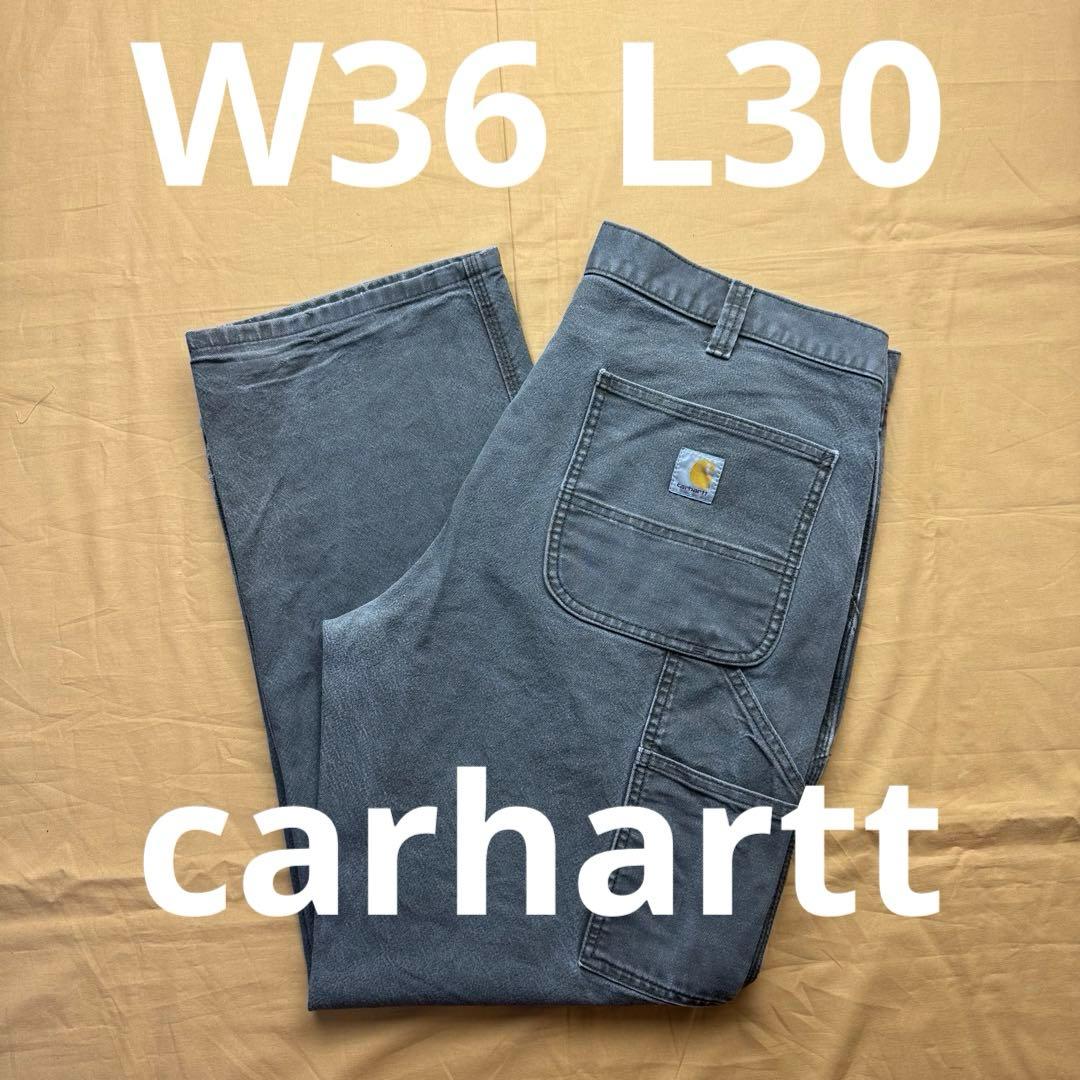 carhartt ダックパンツ　ペインター　W36 L30 モス　グリーン
