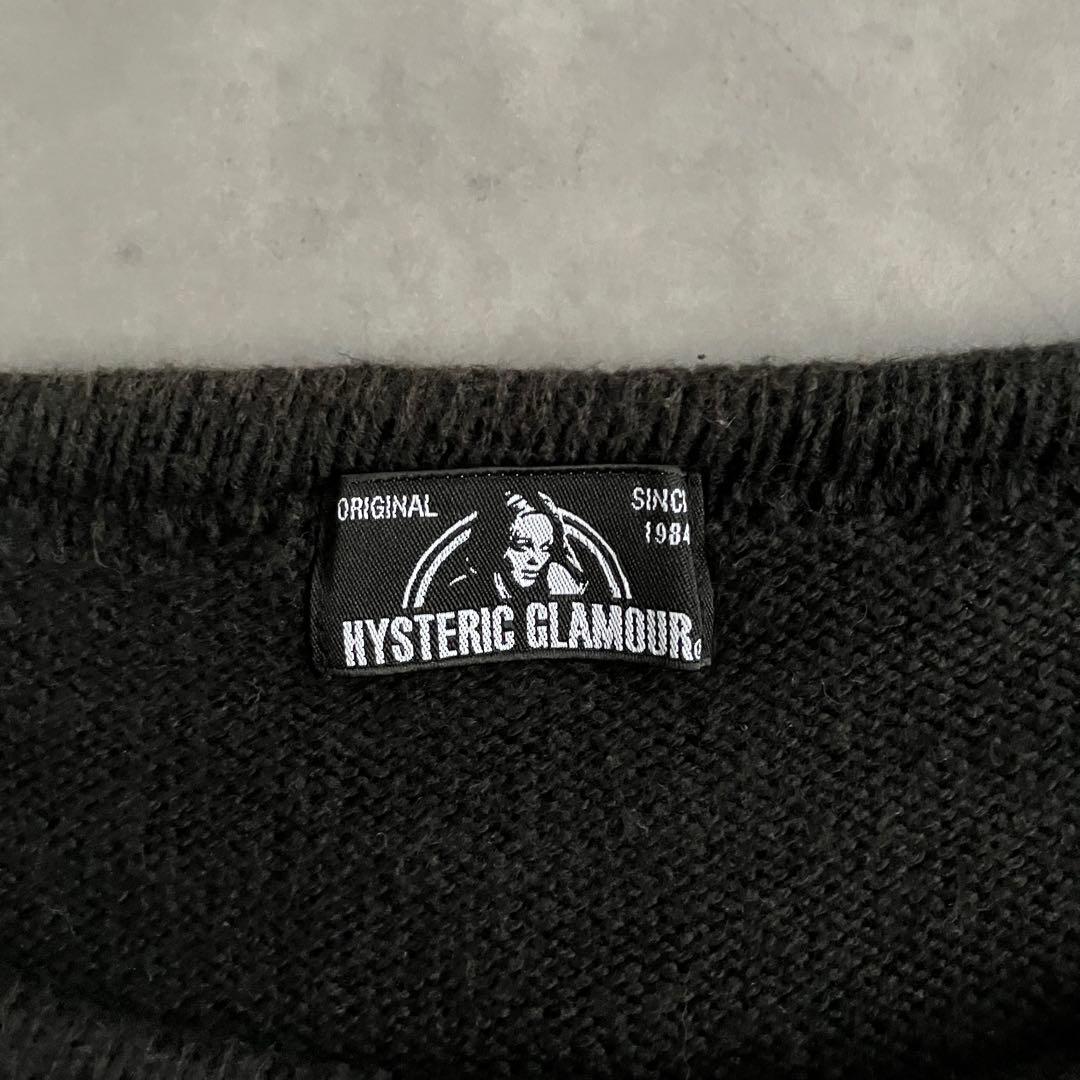 00s y2k HYSTERIC GLAMOUR サーマル ニット カットソー