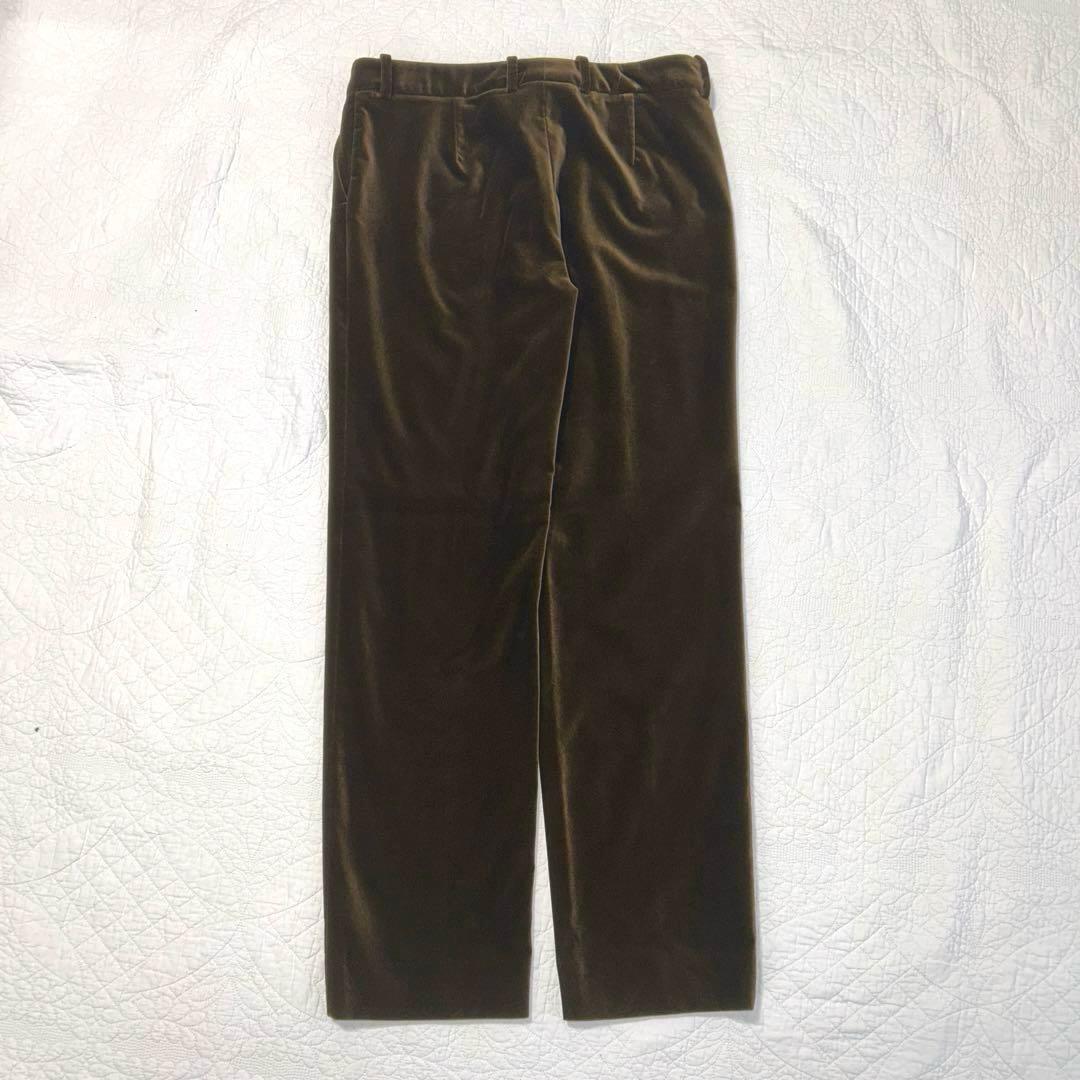 【Loro Piana】ベロア生地パンツ　サイズM