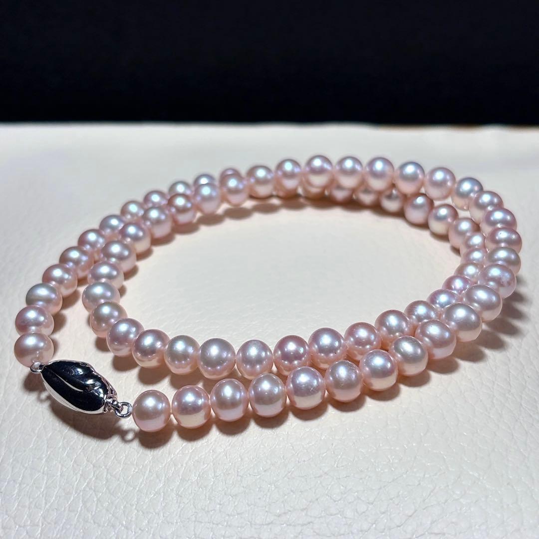 本真珠 パール ネックレス 約6.0~6.5m ジュエリー Pearl