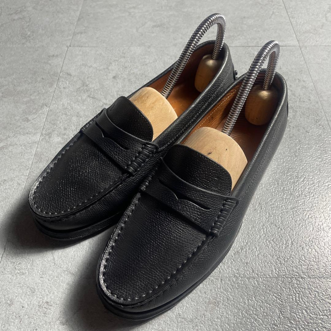 極美品✨️ TOD’S ローファー ドライビングシューズ ロゴ刻印 黒