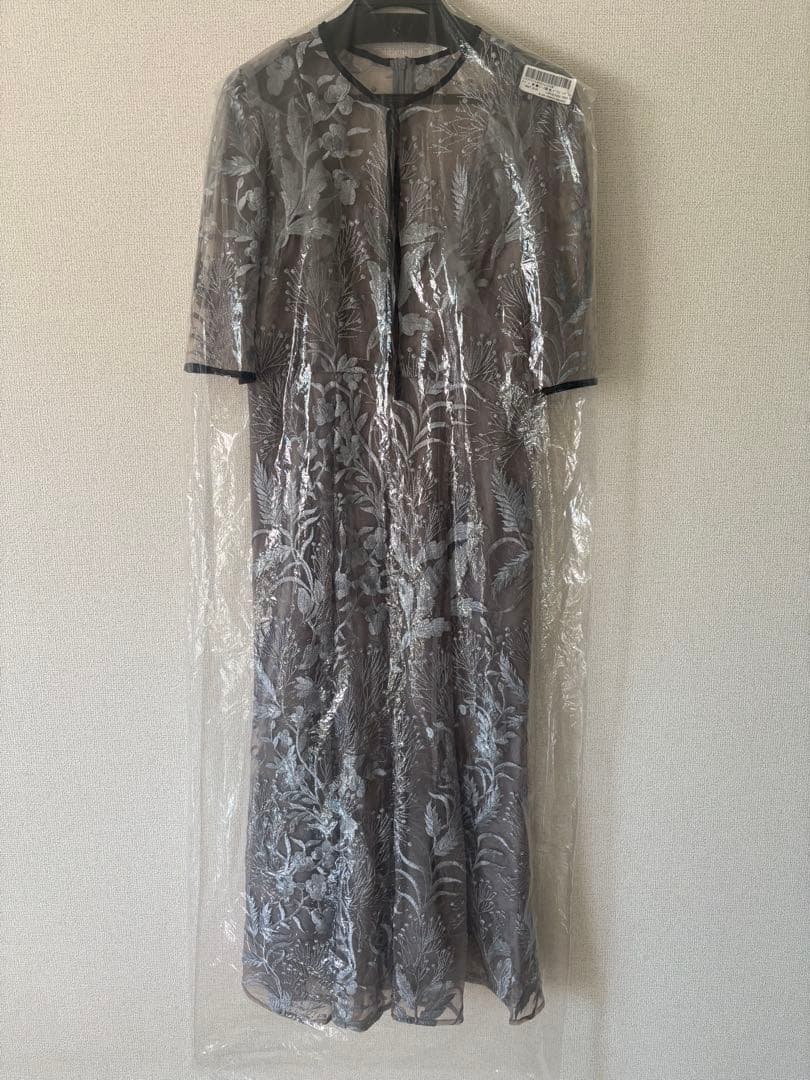 【ひろりん】Leja 刺繍レース配色パイピングショルダーフリルマーメイド