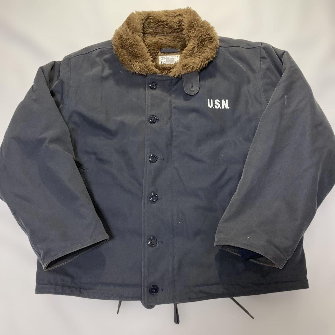 YMCLKY USN N-1 デッキジャケット us navy 海軍 XL相当